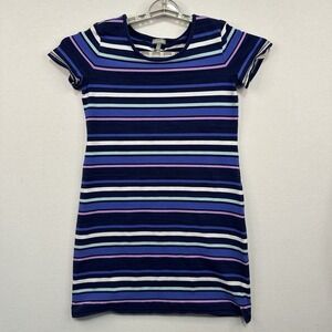 T‎ By Talbots Dress Women's Small Multicolor Striped Casual